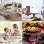 KEYFIVE Silicone Round Cake Pans for Air Fryers