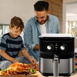 Uten 5.8QT Electric Air Fryer with Timer