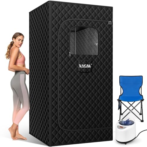 Portable Sauna Tent with Steamer and Remote Control