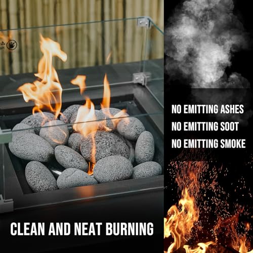 Skyflame 10 lbs Round Lava Rock Pebbles