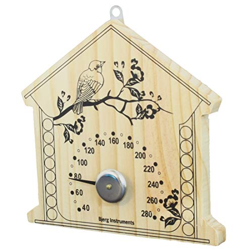 Bjerg Instruments Sauna Thermometer for Home Use