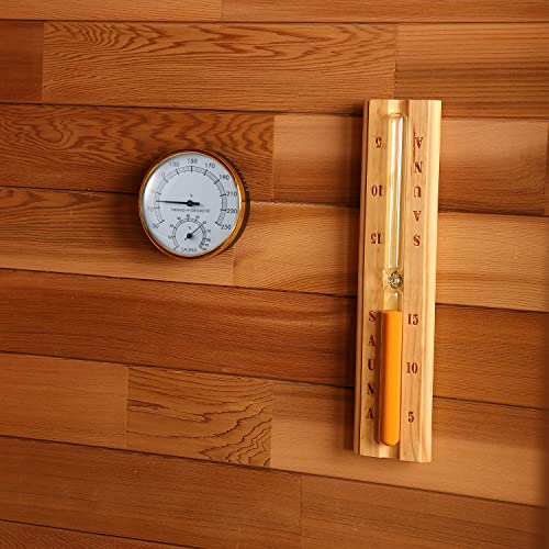 Amocane 2-in-1 Sauna Thermometer and Hygrometer