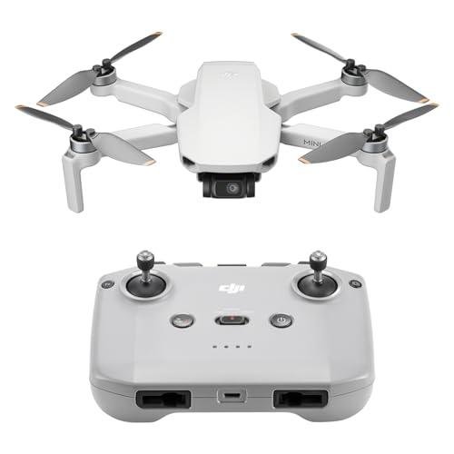 DJI Mini 4K, Drone with 4K UHD Camera for Adults, Under 249 g, 3-Axis Gimbal Stabilization, 10km Video Transmission, Auto Return, Wind Resistance, 1 Battery for 31-Min Max Flight Time, Intelligent