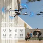 Drone with Camera 4K for Kids Adults, Brushless Motor Mini Foldable RC Drones with Propeller Guards for Beginners, One Key Take Off/Land, Voice Control, Anti-Lost Alarm, Gift Toys for Men Boys