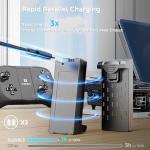 Drone with Camera 4K for Kids Adults, Brushless Motor Mini Foldable RC Drones with Propeller Guards for Beginners, One Key Take Off/Land, Voice Control, Anti-Lost Alarm, Gift Toys for Men Boys