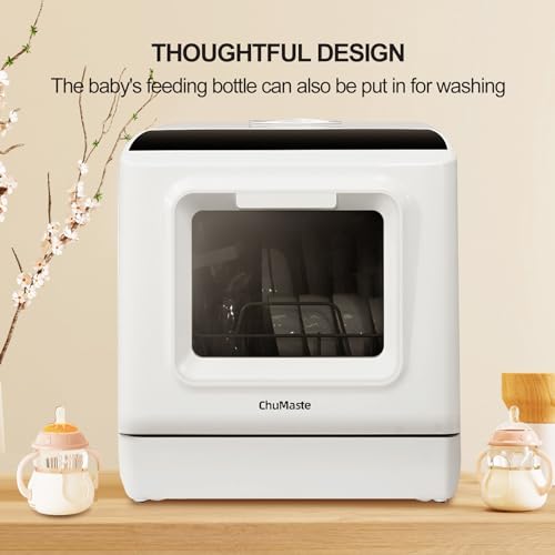 ChuMaste Portable Countertop Dishwasher with Water Tank
