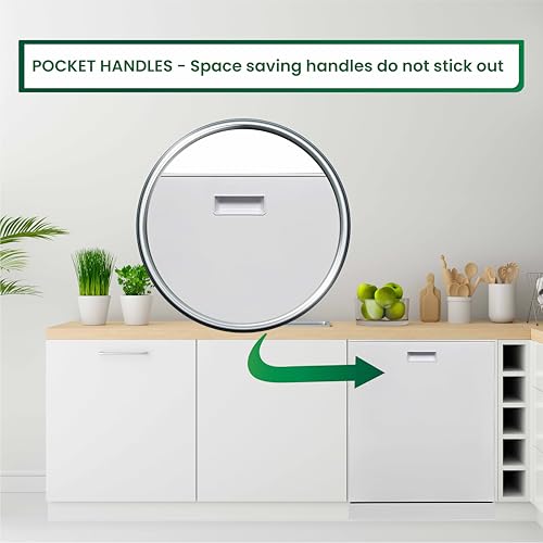 Equator 24" Top Control Dishwasher, 3 Rack, White