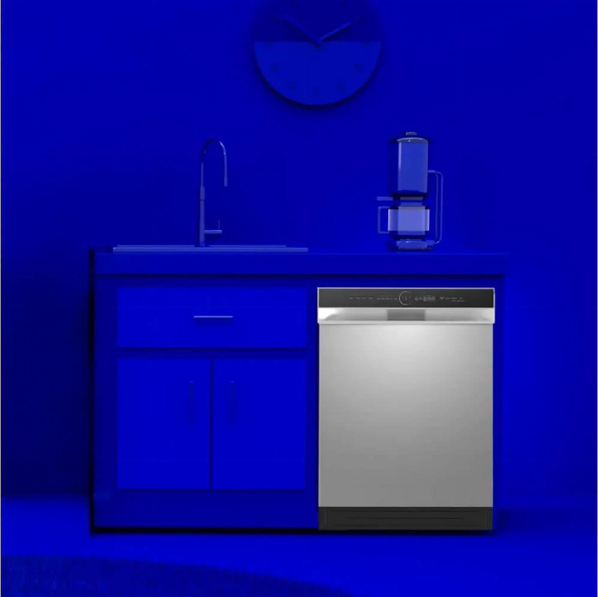 24" Front Control Built-in Dishwasher - Stainless Steel