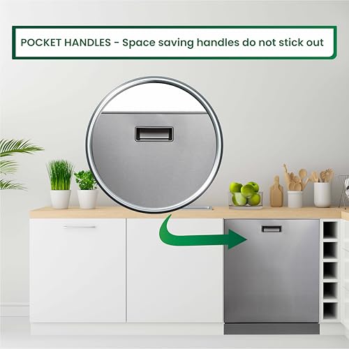 Equator 24" Top Control Dishwasher 3 Rack Silver