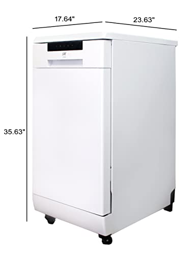 18" Portable Energy Star Dishwasher - White