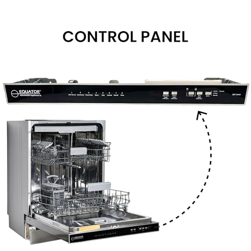 Equator 24" Top Control Dishwasher 3 Rack Silver