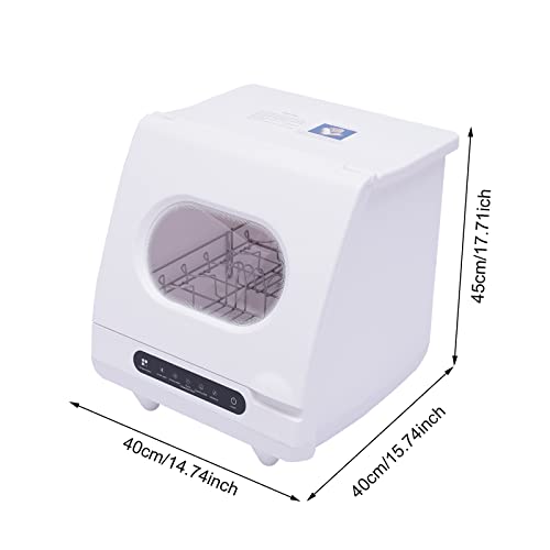 KeruRome Compact Portable Countertop Dishwasher with Water Tank