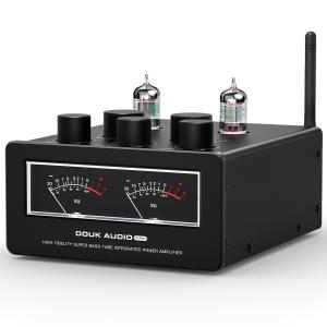 Hi-Fi Hybrid Tube Amplifier with Bluetooth and VU Meter