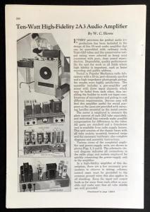 10W 2A3 Tube Amplifier Build Guide and Schematics
