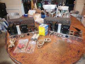 Dynaco MK IV Power Amplifiers with New EL34 Tubes