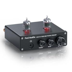 Fosi Audio Box X4 Tube Phono Preamp for Turntables