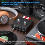 Fosi Audio Box X4 Tube Phono Preamp for Turntables