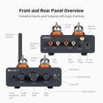 Fosi Audio P3 Tube Preamp with Bluetooth and Tone Controls