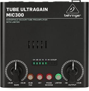 Behringer ULTRAGAIN MIC300 Tube Preamplifier with Limiter