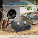 Fosi Audio Box X4 Phono Preamp with Vacuum Tubes