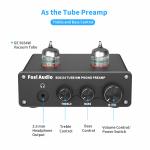 Fosi Audio Box X4 Phono Preamp with Vacuum Tubes