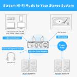 Fosi Audio Box X4 Phono Preamp with Vacuum Tubes