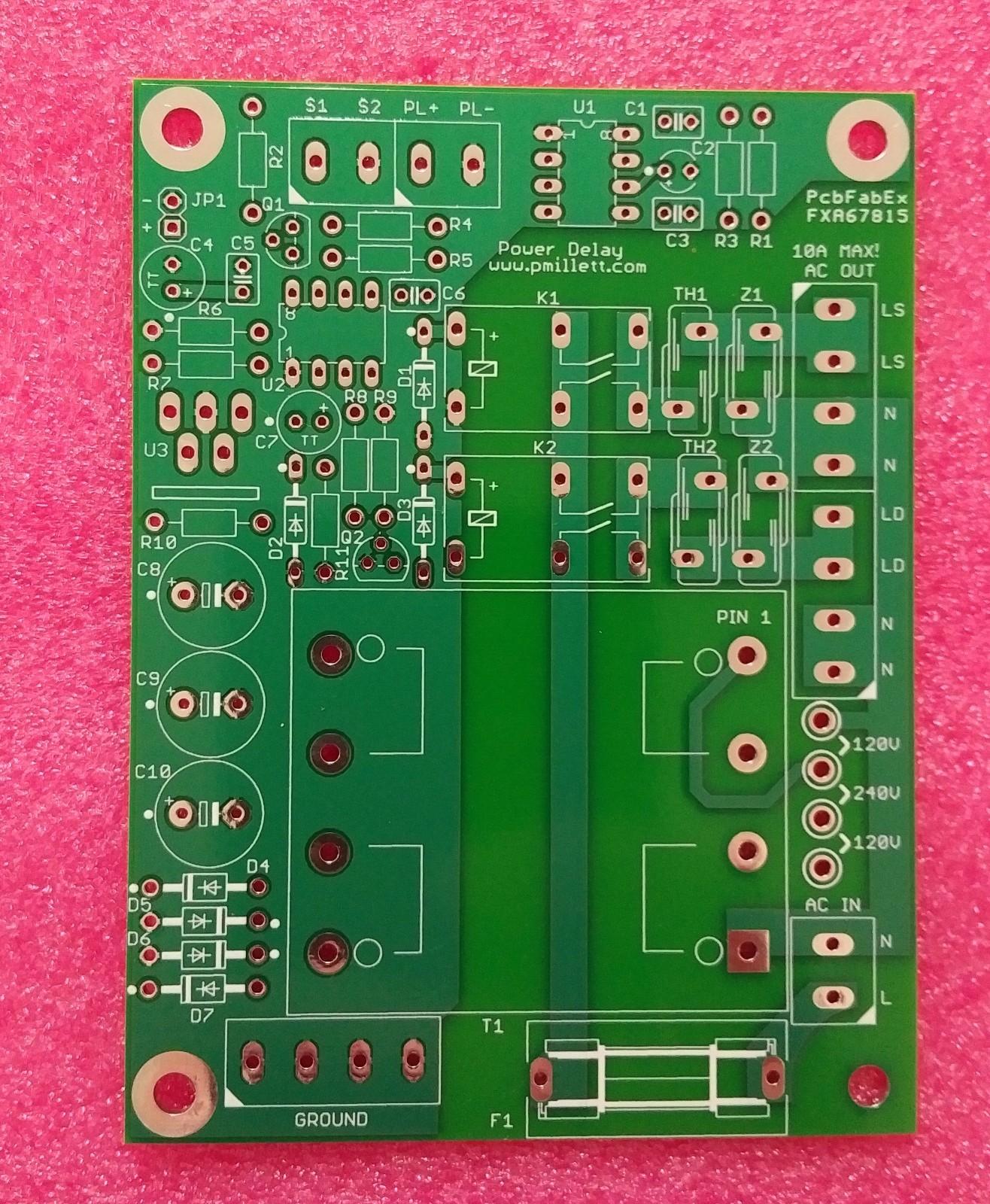Power-On Delay Circuit for Tube Amplifiers