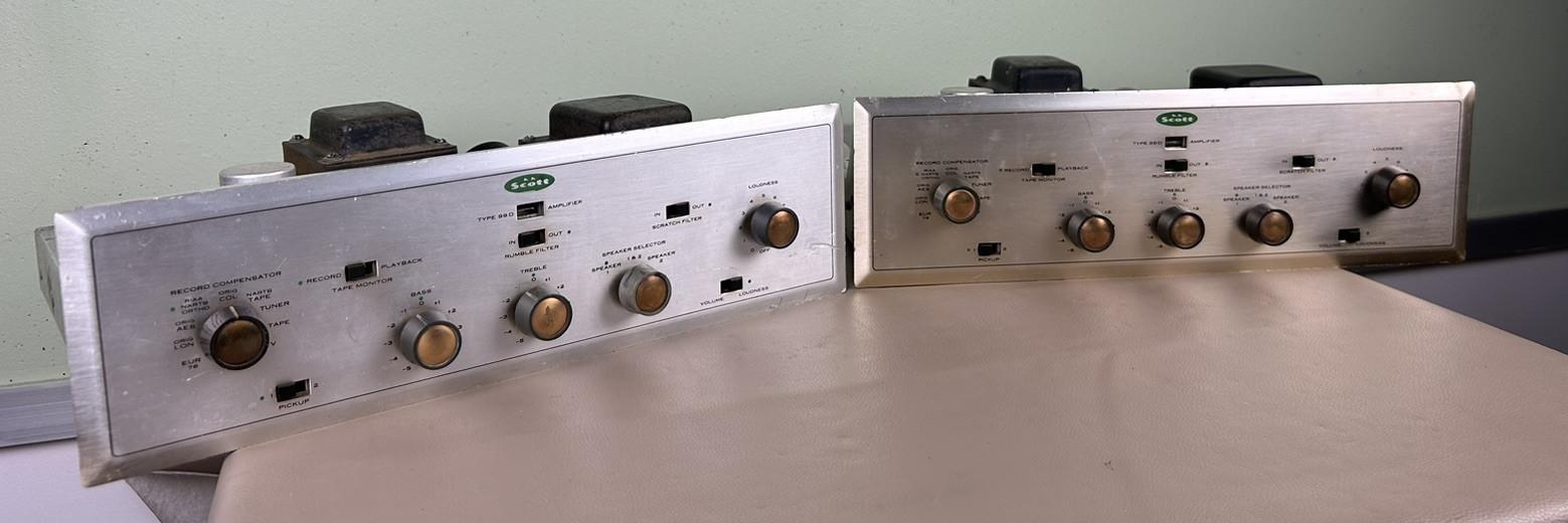 Scott Type 99-D Tube Mono Amplifier Parts