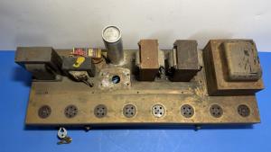 Tube Amplifier Chassis with Transformers and Parts