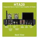 Dayton Audio HTA20 Hybrid Tube Amplifier with Bluetooth