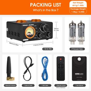 HiFi Tube Amplifier with USB-DAC and VU Meter