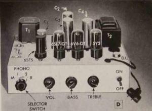 1952 Tube Amplifier Build Plans - 4.5 Watts