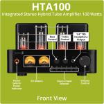 100W Integrated Tube Amplifier with USB and Phono