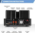 Stereo Vacuum Tube Class A/B Integrated Amplifier