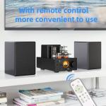 HIFI Bluetooth Tube Amplifier USB Player Speaker Amp w/Coaxial Optical In, 35W*2