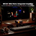 Fosi Audio MC331 Bluetooth Tube Amplifier 105W