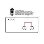 Dayton Audio HTA20 Stereo Hybrid Tube Amplifier