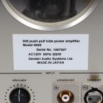 Zanden 9500 Mk1 Tube Mono Power Amplifier Pair