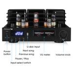 Bluetooth Tube Amplifier with COAX/OPT USB Player