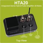 20W Hybrid Tube Amplifier with Bluetooth & USB DAC