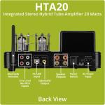 20W Hybrid Tube Amplifier with Bluetooth & USB DAC