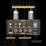 AIYIMA 200W Bluetooth Tube DAC Power Amplifier