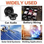 20ft 1/0 Gauge Red/Black Wire with 250A Fuse