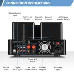 CrBoke Stereo Tube Amplifier with Bluetooth and DAC