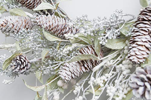 Birch Berry Wreath: Elegant Winter Christmas Decor
