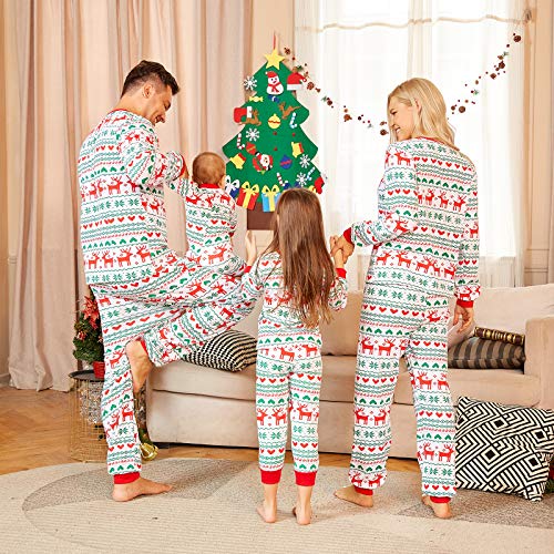 Christmas Pajamas Sets: Blue Elk Tree Family Sleepwear