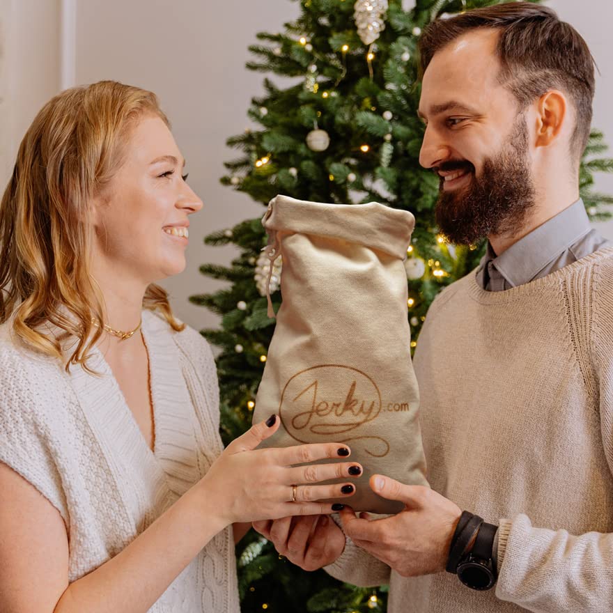 Festive Gift Bag - 20 Meat Sticks Inside