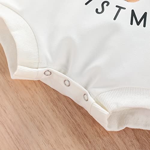 Cute First Christmas Baby Sweatshirt Romper Outfit