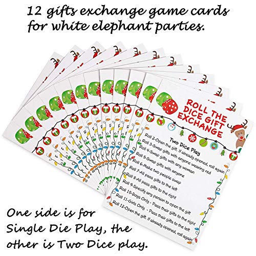 White Elephant Christmas Game Party Supplies