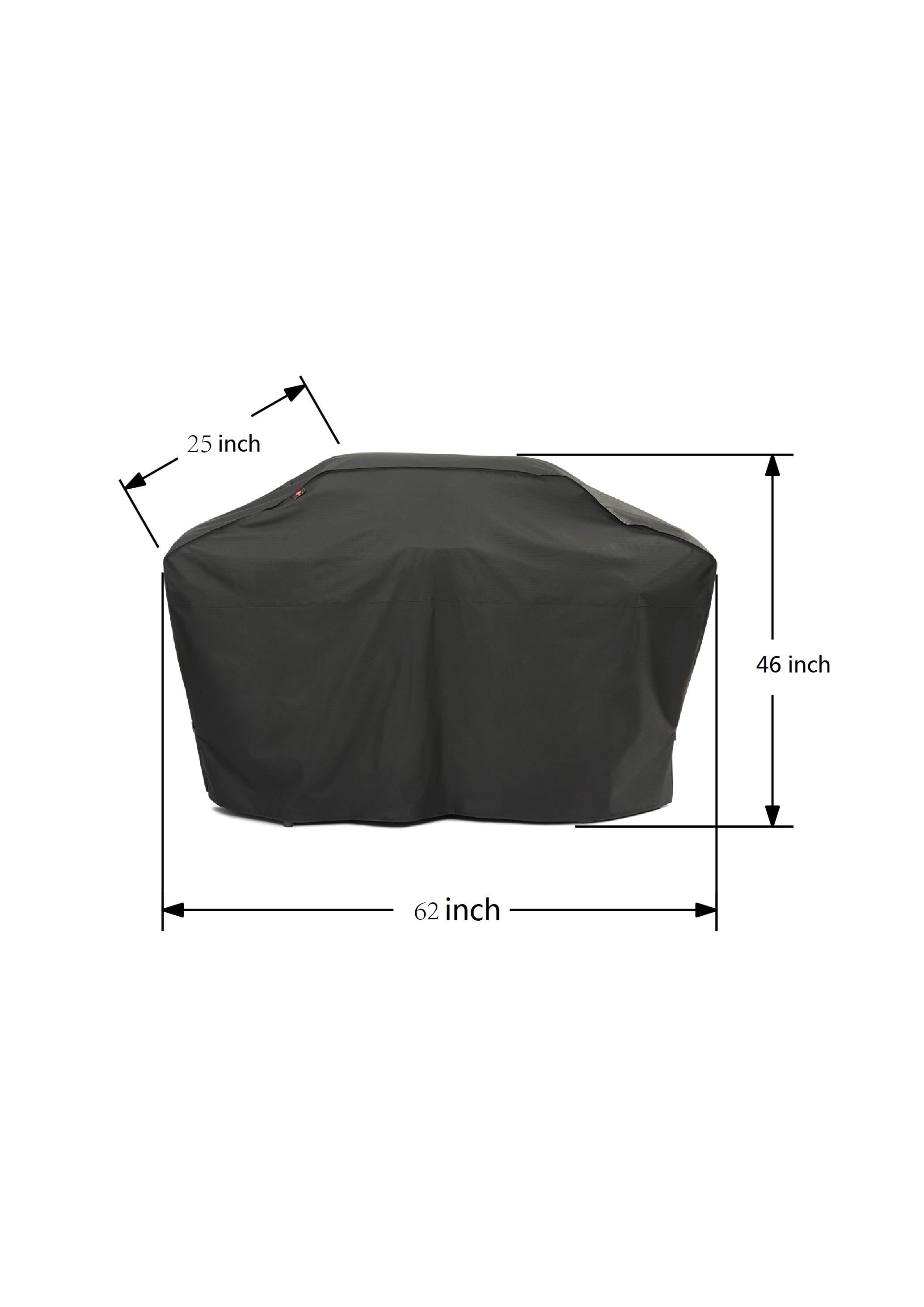 Waterproof BBQ Cover for 3-4 Burner Grills (62")